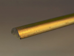 Halbrundmessing MS58   6,0x3,0 mm Länge 1000 mm