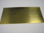 Messingblech MS63 halbhart  400x200x0,3 mm